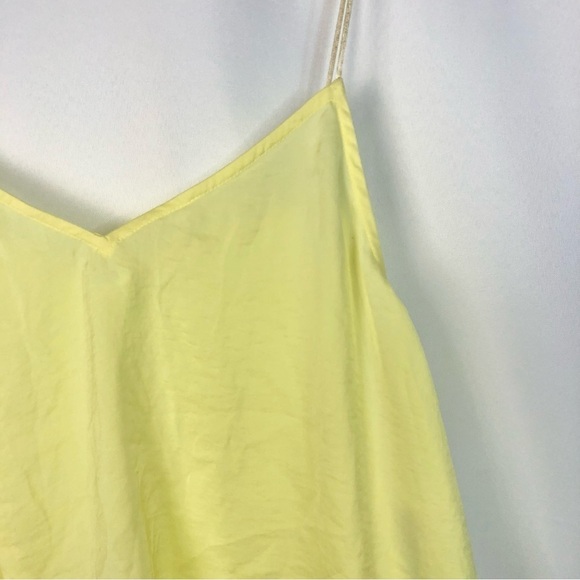Nordstrom BP Yellow Lemonade Crop Satin Cami Tank Top 2X - Picture 4 of 4